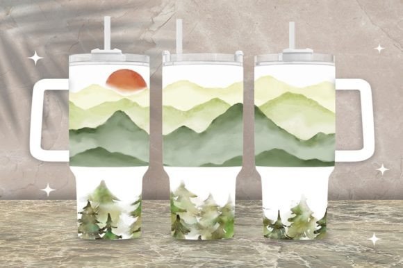 Download Greenery 40 Oz Tumbler Wrap Png - 40 oz tumbler wrap Collection