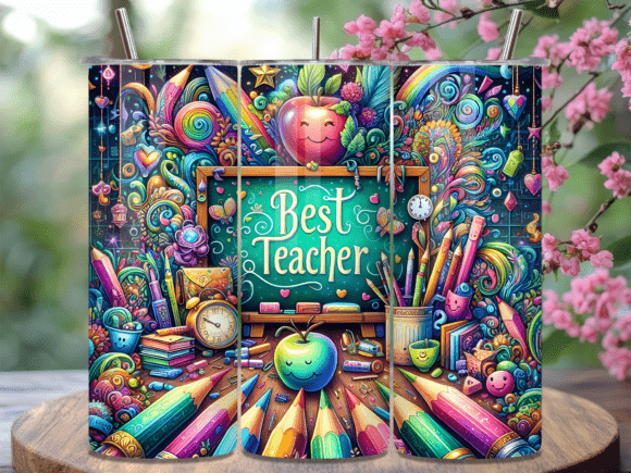 Download Best Teacher Apple Pencil Tumbler Wrap - Pencil tumbler wrap Collection